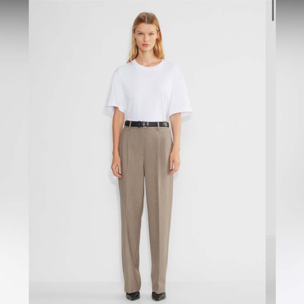Aritzia Effortless Pant Taupe Twill